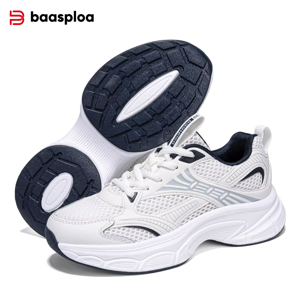 Baasploa – chaussures de course légères en maille respirante pour femmes, chaussures de sport confor