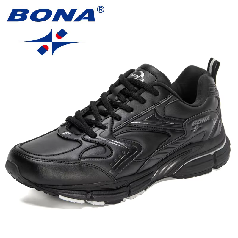 BONA nouveaux créateurs marque de luxe baskets à la mode hommes chaussures décontractées respirant c