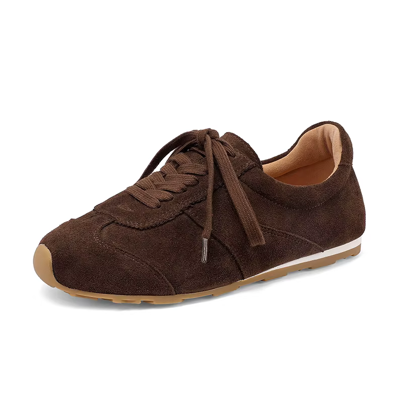 SmallHut nouvelle tendance Patchwork baskets Nature vache daim 2026 printemps femmes à lacets violet