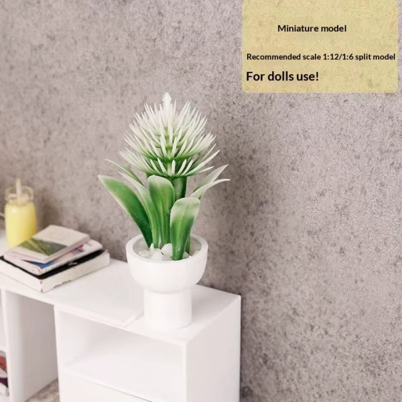 Mini plantes artificielles en pot sans entretien, verdure artificielle réaliste pour la table d'entr