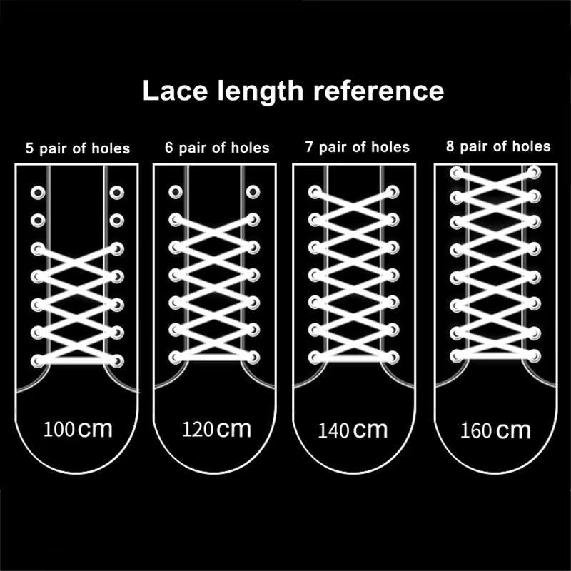 Lacets ronds en plein air randonnée chaussures de sport lacets baskets lacets longueur 100/120/140/1
