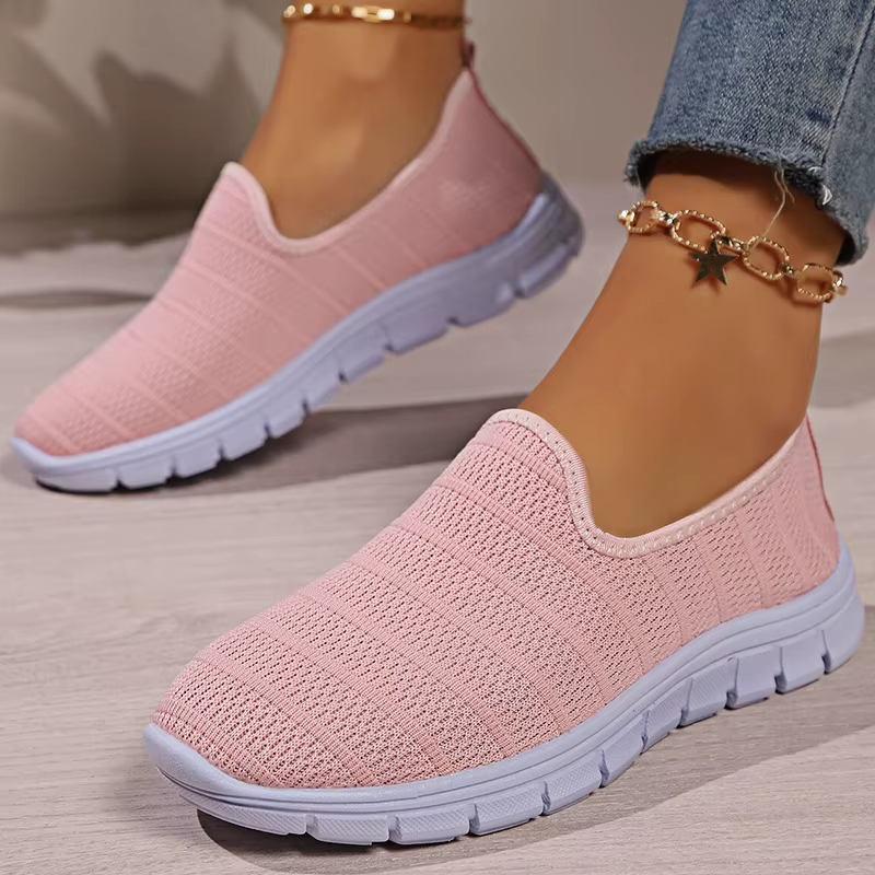 Baskets femme sans lacet blanc chaussures pour femme baskets chaussures de sport légères femmes auto