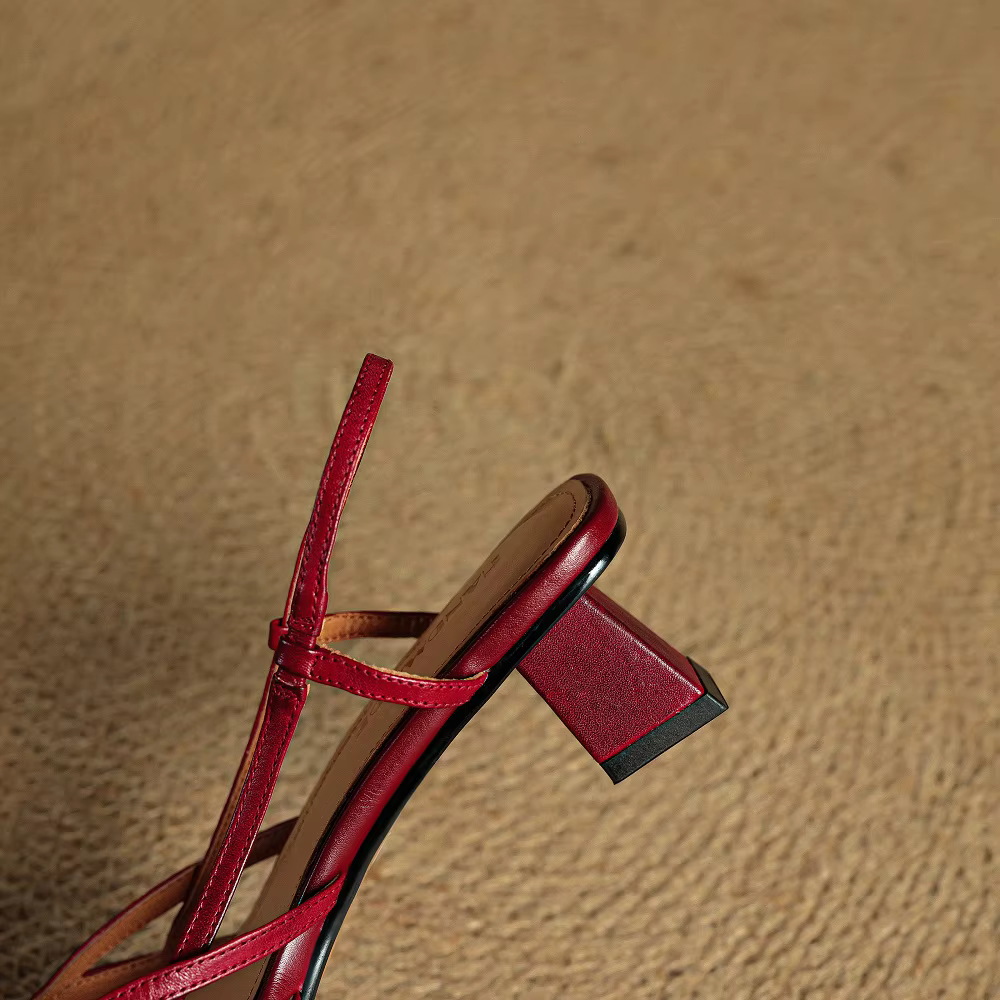 【JOCHEBED HU】 marque faite à la main en cuir véritable chaussures respirantes et confortables femmes