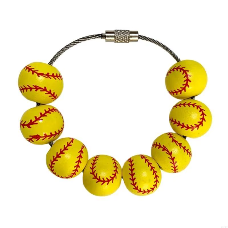 Pendre sport en forme baseball Accessant baseball attrayant Embellissement élégant Ornement suspendu
