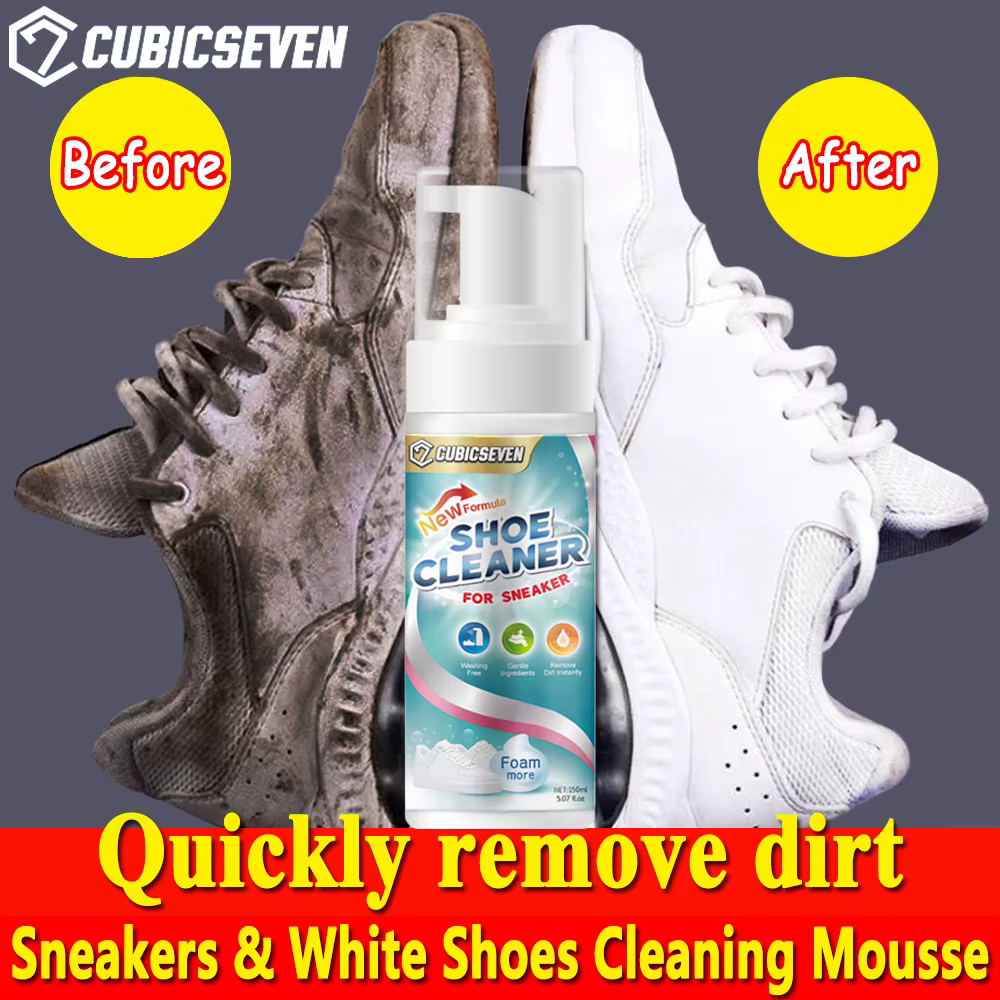 Cubicseven 150ml blanchissant pour chaussures blanchissant rafraîchissant polissage blanc chaussures