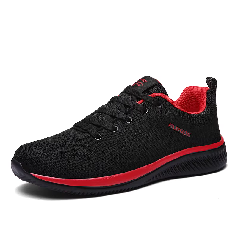 Baskets hommes course marche tricot chaussures mode décontracté haute qualité Sport athlétique gymna