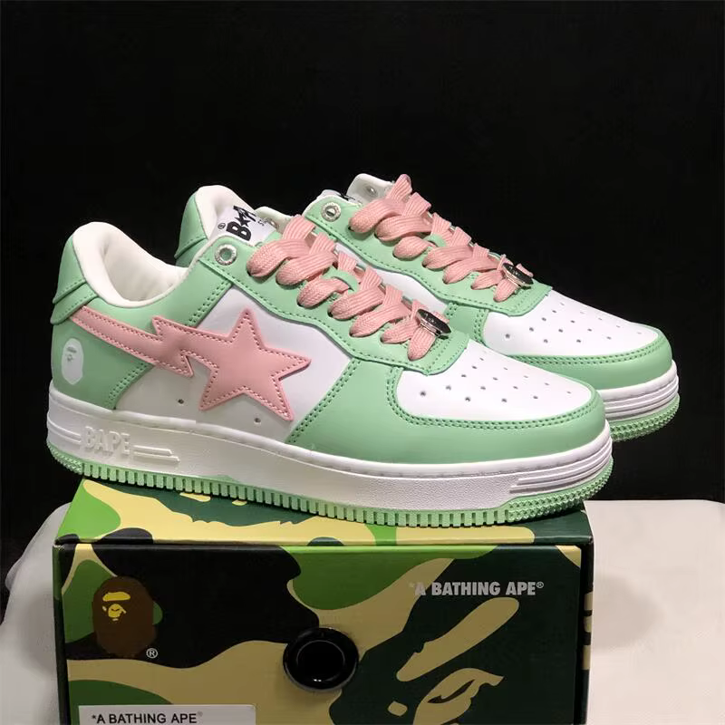 Nouvelles baskets de sport BAPE (BATHING APE) unisexe Low STA Shark Vibe BapeGoose pour le skateboar