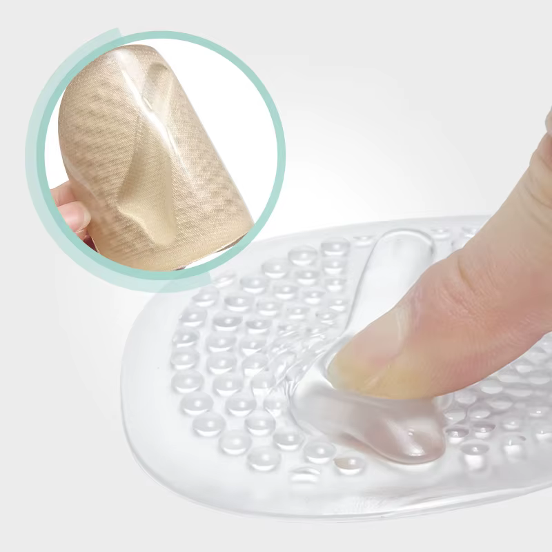 Coussinets en mousse de silicone coordonnants pour chaussures, coussinets pour chaussures, coussin p