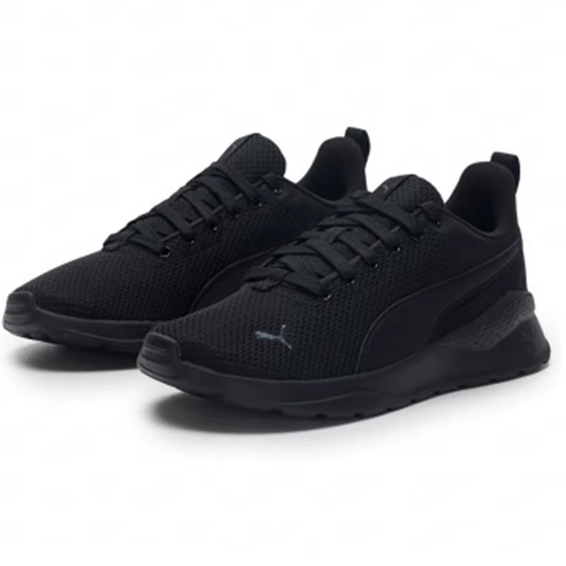 PUMA All Black Baskets de course décontractées légères et antidérapantes en maille respirante 371128