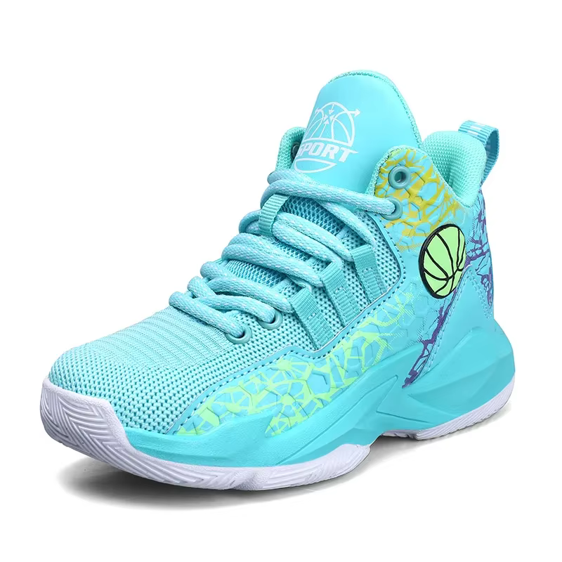 Chaussures de basket-ball pour hommes, baskets montantes antidérapantes, Design de luxe, en maille r