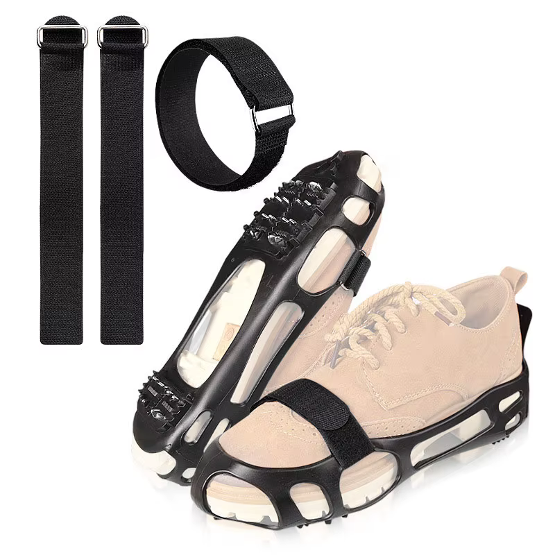 Sangles de couverture antidérapantes pour chaussures, Crampons pour escalade, neige et glace, réglab