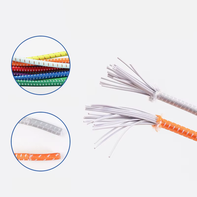 New1 paire de lacets sans cravate 1 seconde de lacet élastique rond en plastique à verrouillage rapi