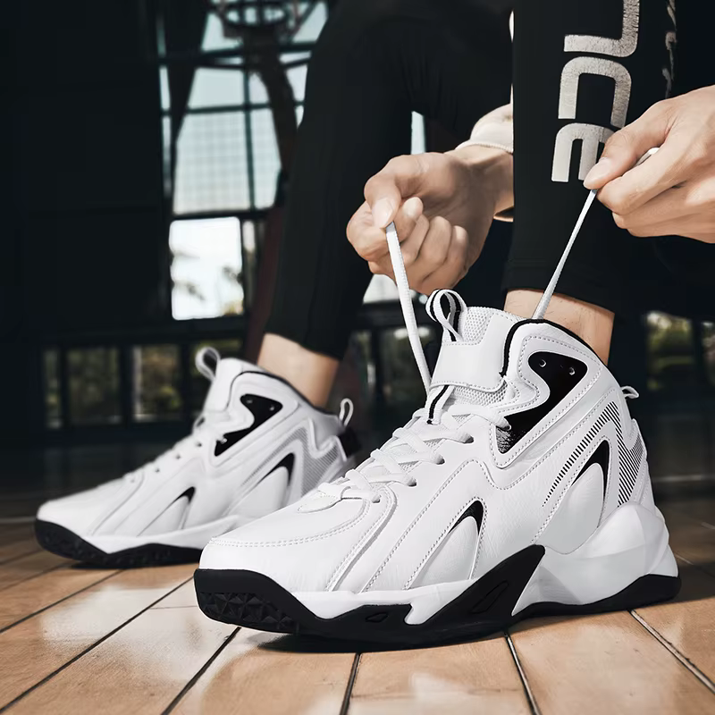 Baskets décontractées grande taille pour hommes quatre saisons chaussures de basket-ball légères et
