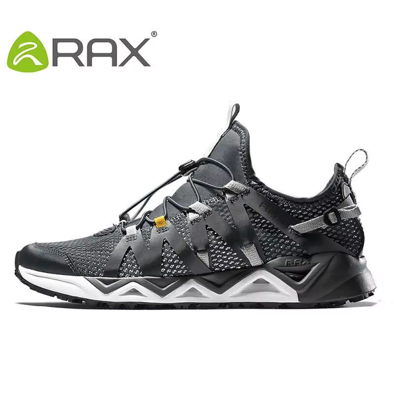 Rax-Chaussures de pêche respirantes à séchage rapide pour hommes et femmes, chaussures d'eau anti-al