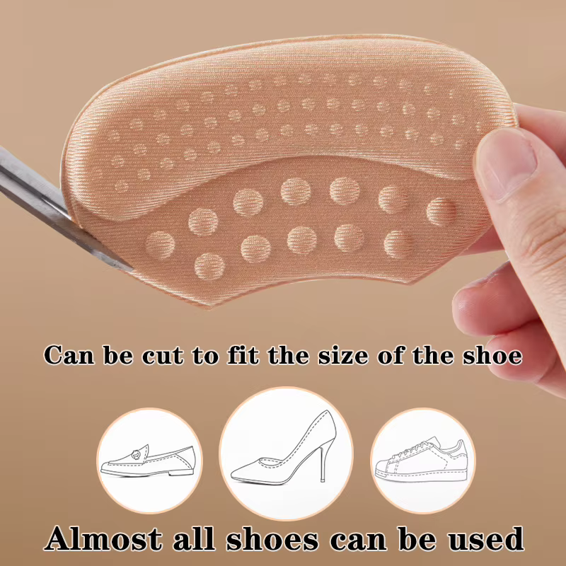 4 coussinets de talon pour chaussures à talons hauts, anti-douleur, anti-frottement, protecteurs de 