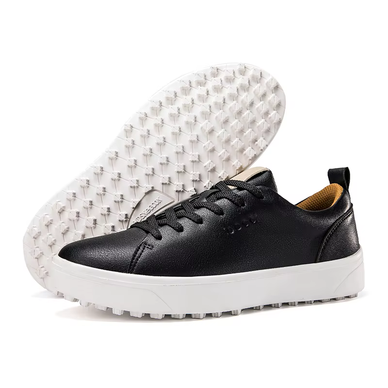 Chaussures de golf professionnelles pour hommes et femmes, baskets en cuir d'extérieur pour hommes e