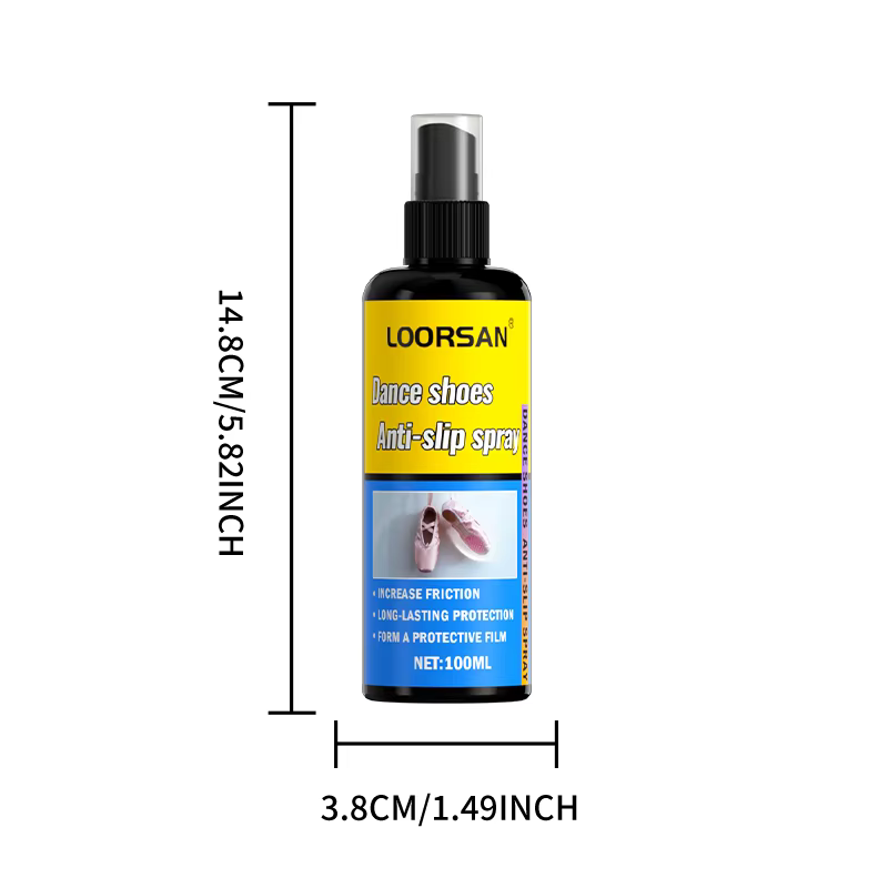 Spray antidérapant pour chaussures 100 ml – Améliore la Traction, une prise longue durée, facile à a