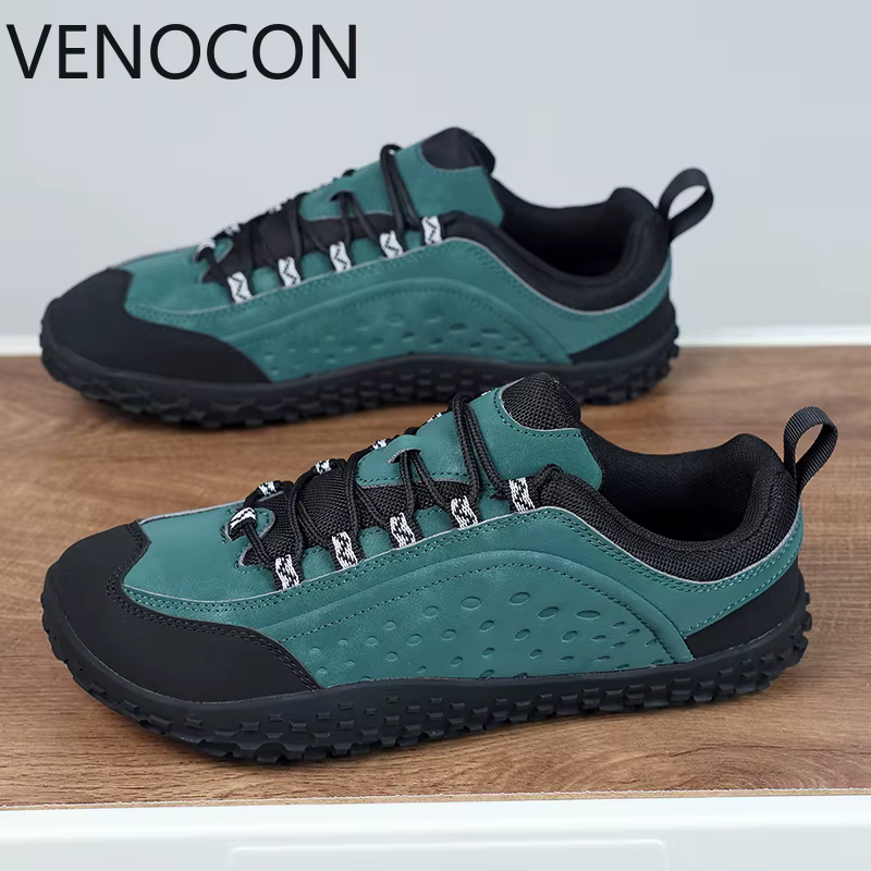 VENOCON minimaliste pieds nus sensation de sol Style élégant boîte à bout large moins de pile hauteu