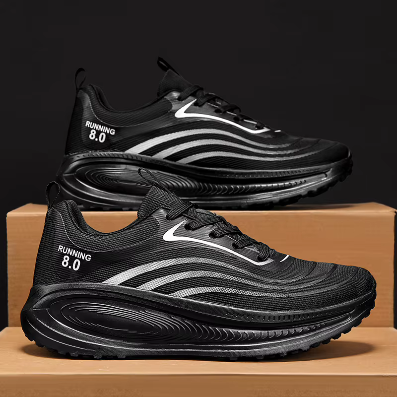 ELUVA Chaussures de sport de haute qualité pour hommes, baskets décontractées à plateforme, chaussur