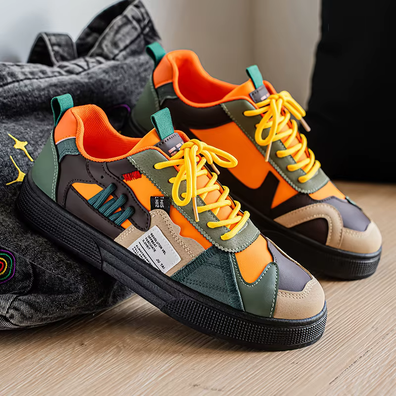 Chaussures de skate tendance pour hommes, chaussures de sport décontractées pour hommes, chaussures 