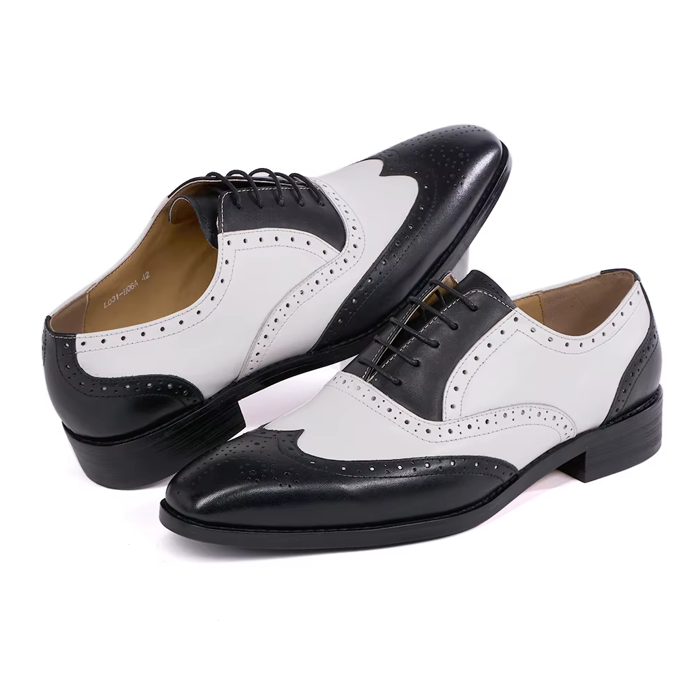 Couleurs mélangées hommes chaussures habillées rétro hommes chaussures en cuir affaires mâle chaussu