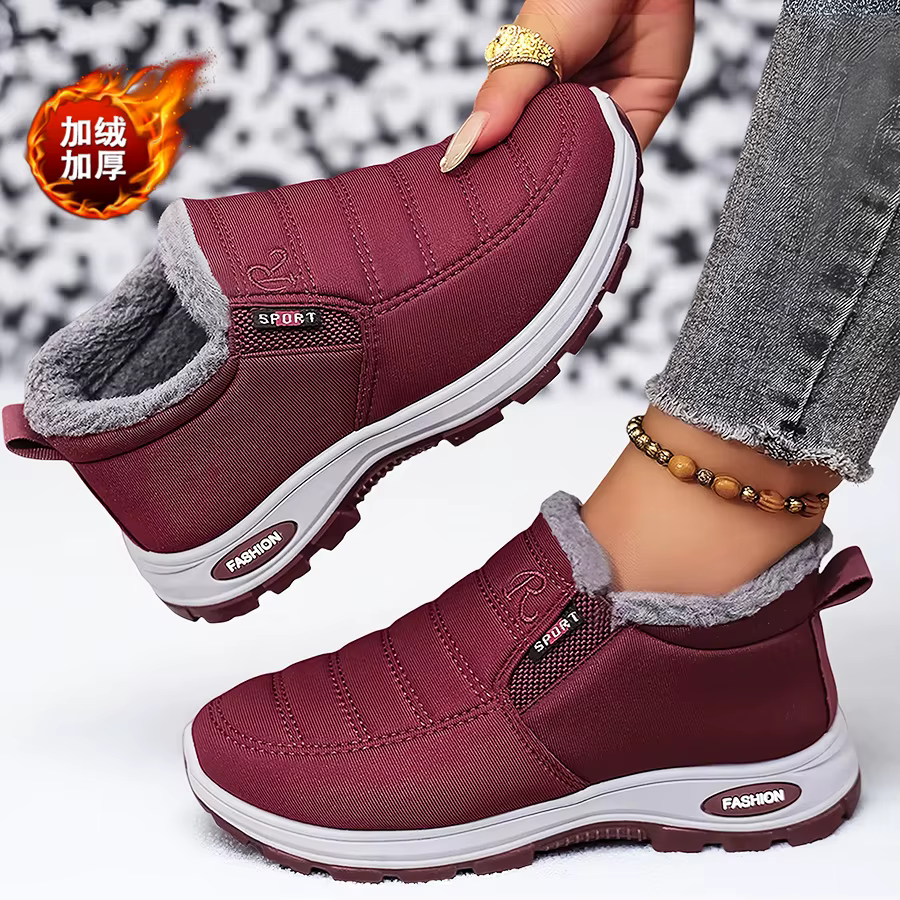 Chaussures d'extérieur ultra douces et confortables avec intérieur antidérapant, bottines confortabl
