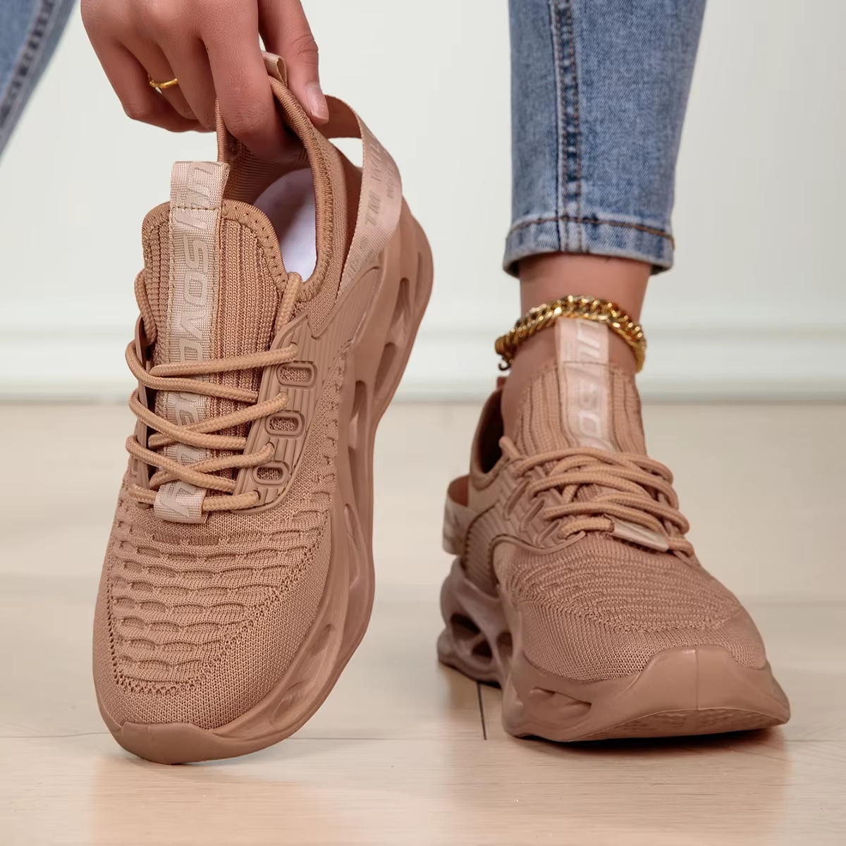 ELUVA chaussures de sport pour hommes confortable léger respirant baskets de sport antidérapant en p