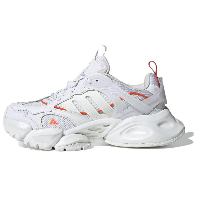 Adidas XLG Runner Deluxe Unisex Low Top Dad Shoes Blanc Orange, baskets décontractées confortables-J
