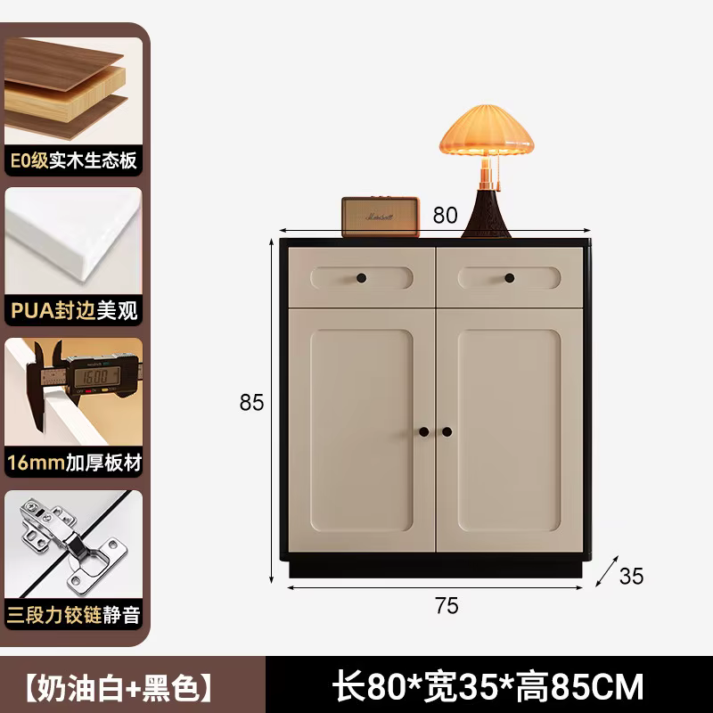 Meuble à chaussures moderne et fin avec tiroirs pour entrée, couloir, salon, blanc, pour hôtel, Orga