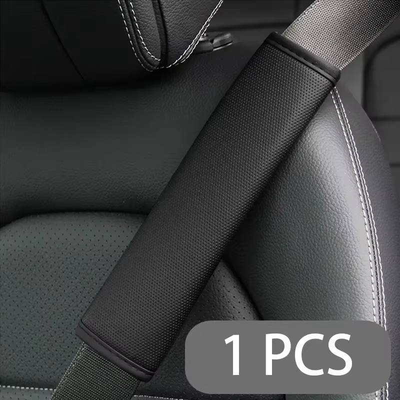 Accessoires de voiture ceinture de sécurité en cuir PU ceinture de sécurité housse d'épaule Protecti
