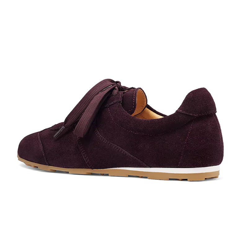 SmallHut nouvelle tendance Patchwork baskets Nature vache daim 2026 printemps femmes à lacets violet