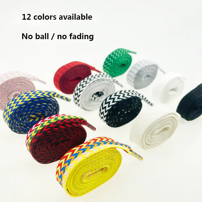 1 paire de lacets plats pour baskets AF1, largeur 1.5cm/2cm/3cm, marque de luxe, chaussures à cordes
