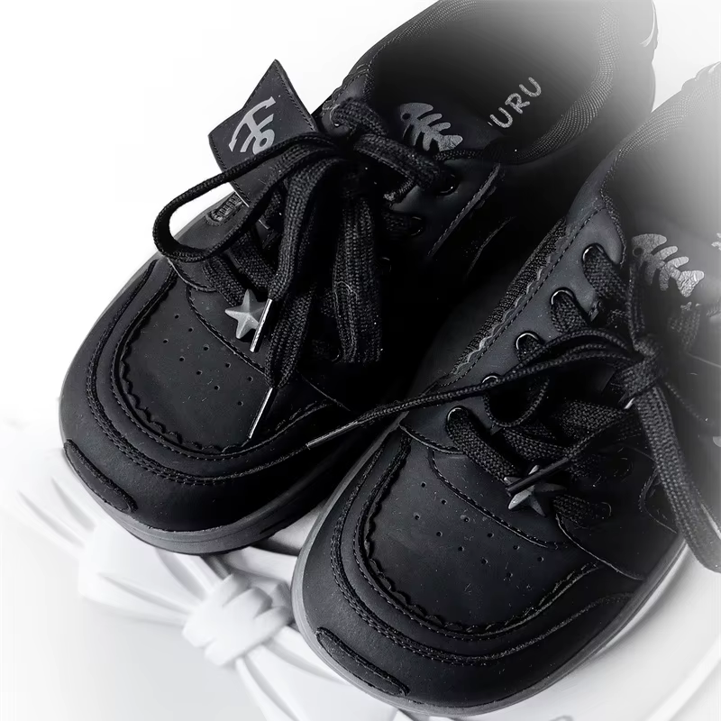 Navy Run Gururu Original marin Style chaussures simples été Lolita filles baskets à semelles épaisse