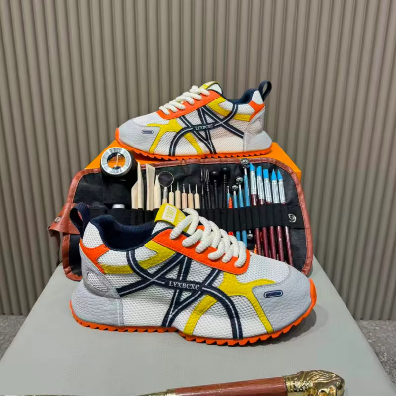 Nouvelles Chaussures de Sport Classiques à Plateforme pour Hommes, Baskets de Basketball Épaisses à 