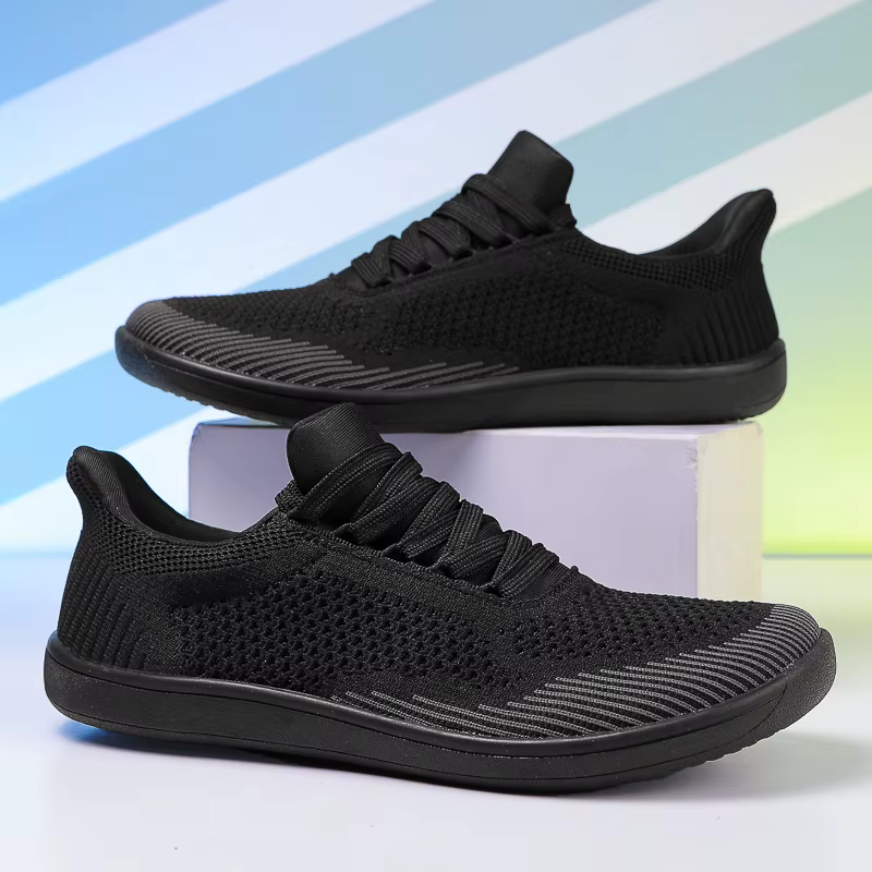 Grande taille 50 51 52 53 54 boîte à bout large pieds nus chaussures hommes chaussures en maille déc
