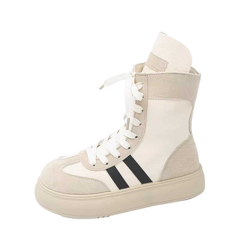 Chaussures de sport et de loisirs pour femmes, nouvelles chaussures montantes à la mode, bottes de t