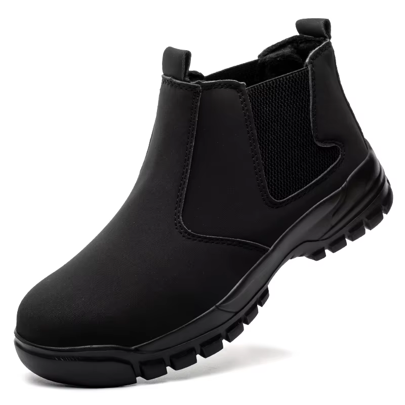 Chaussures en cuir imperméables pour hommes, bottes de protection indestructibles antidérapantes, ch