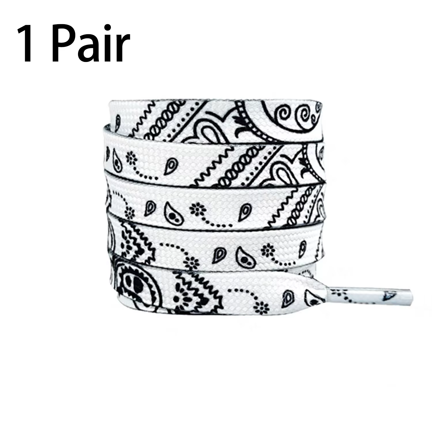Lacets de chaussures plates pour hommes et femmes, College colorés, motif de fleurs de cajou pour ba