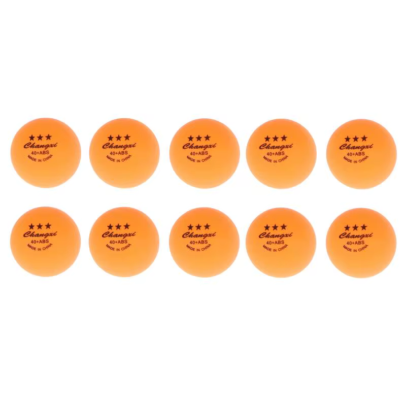 〔E〕10 balles de tennis de table d'entraînement 3 étoiles, de bonne qualité, pour la compétition, ron