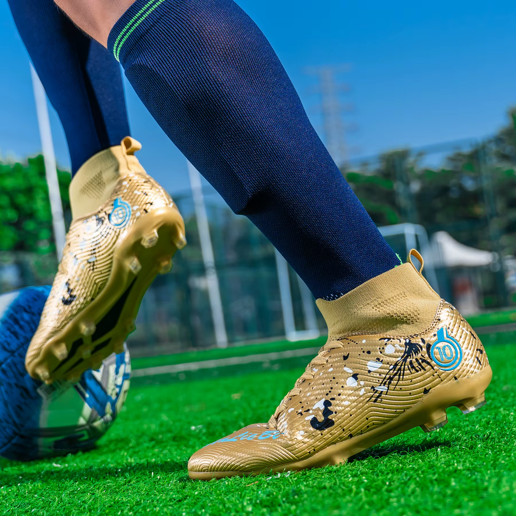 Chaussures de football AG/TF à tige haute