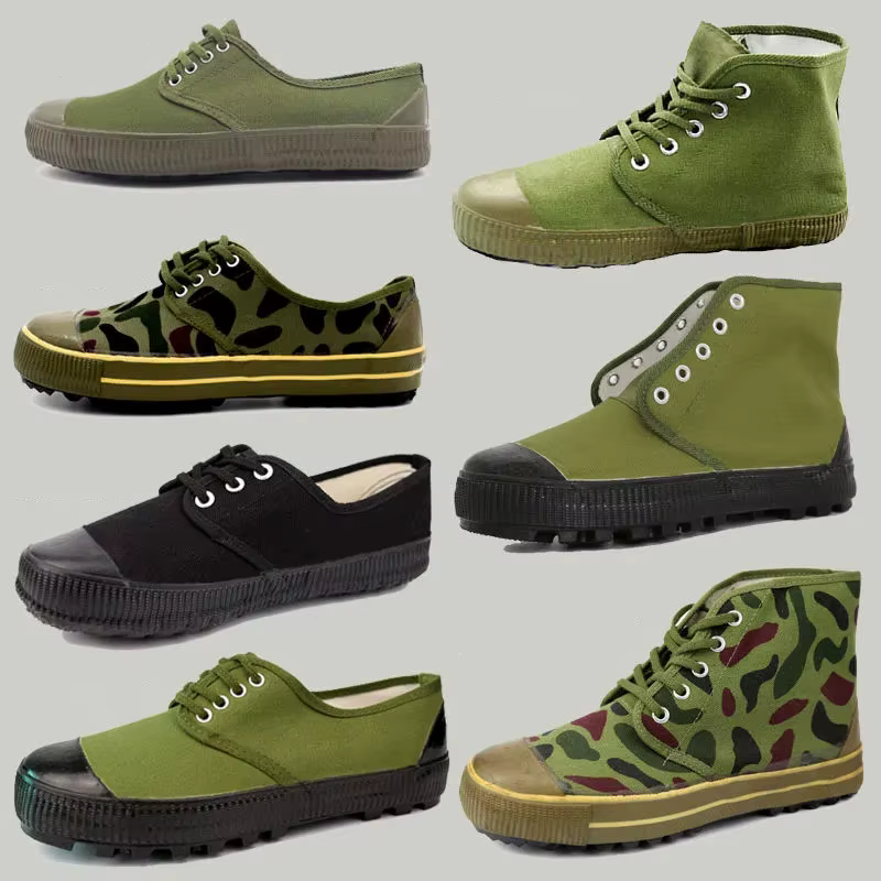 Jiefang-Chaussures d'extérieur en caoutchouc pour hommes et femmes
