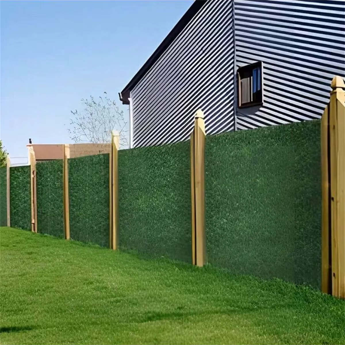 Écran mural de clôture de confidentialité de lierre artificiel, fond en plastique vert résistant aux UV pour Patio, balcon, jardin, arrière-cour, intérieur et extérieur