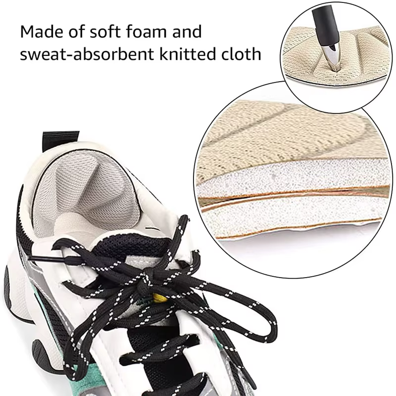 Semelles intérieures auto-adhésives pour chaussures de course
