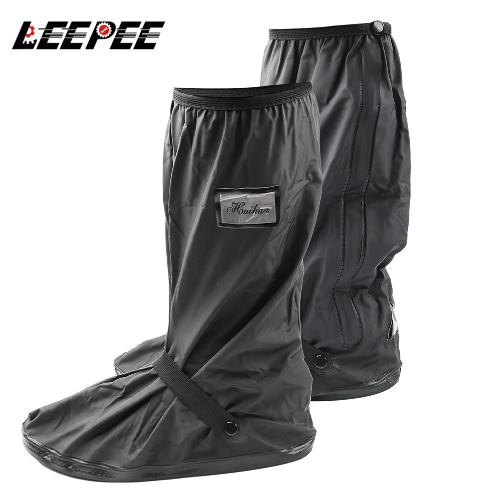 Couvre-chaussures de pluie réutilisables pour moto