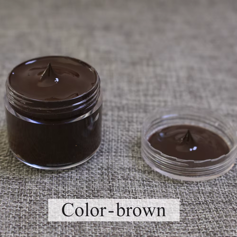 Peinture pour cuir, crème pour chaussures