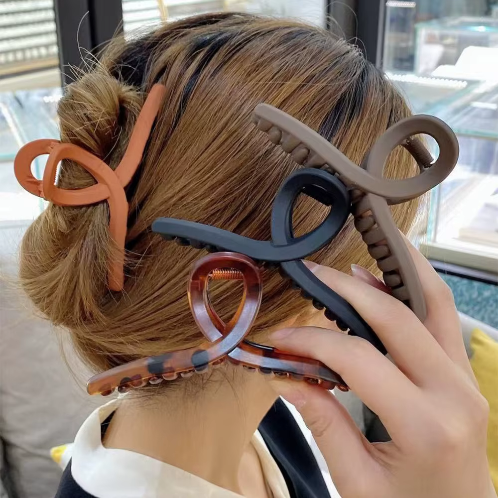Barrettes à cheveux en acrylique pour femmes, pinces à cheveux, accessoires pour cheveux, épingles à cheveux pour dames, couvre-chef, ornements pour filles, bandes de crabe