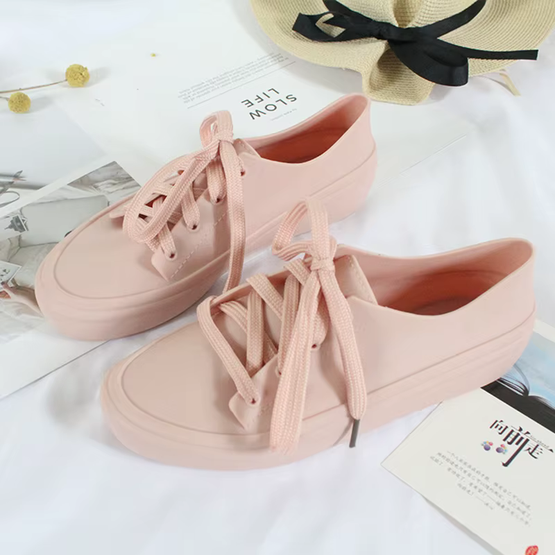 Chaussures Plates à Lacets Décontractées pour Femme