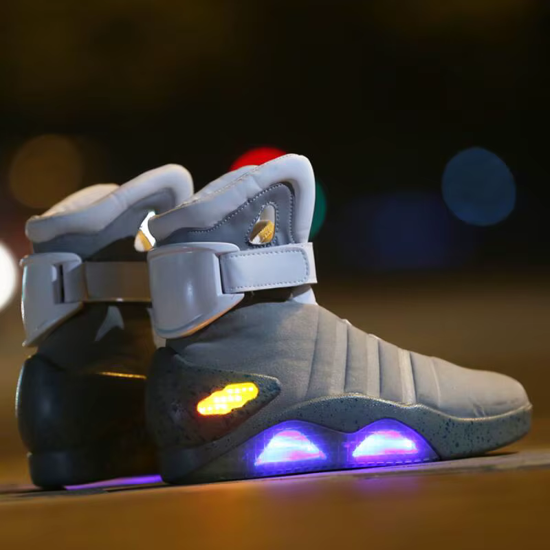 Chaussures de skateboard nouvelles bottes LED pour hommes