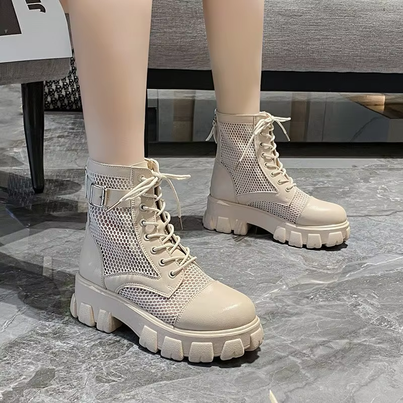 AphFête ta-Bottes Respirantes à Semelle Optique pour Femme