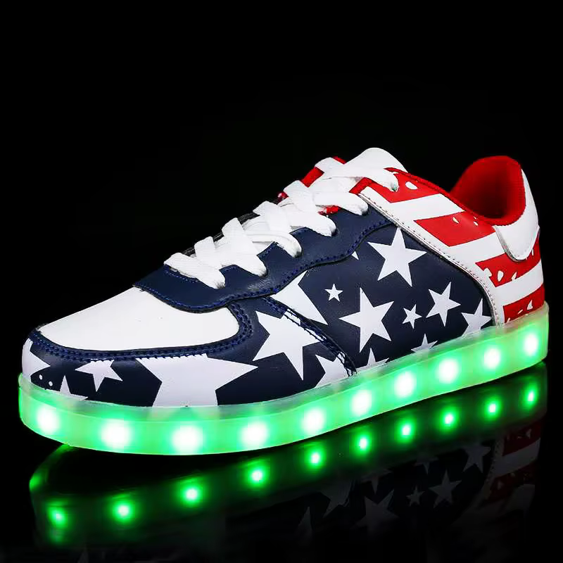 Chaussures lumineuses Led pour hommes